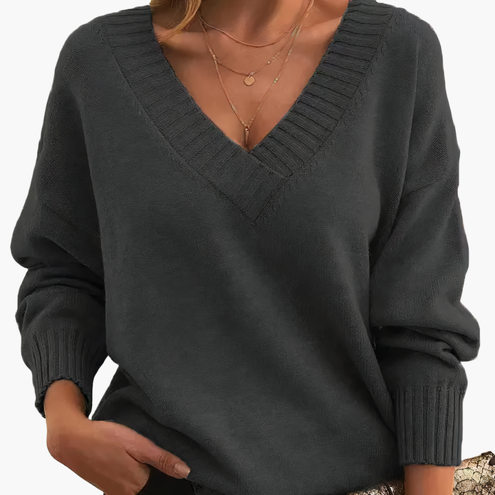 Maglione Donna Viscosa Collo a V | Altivaro
