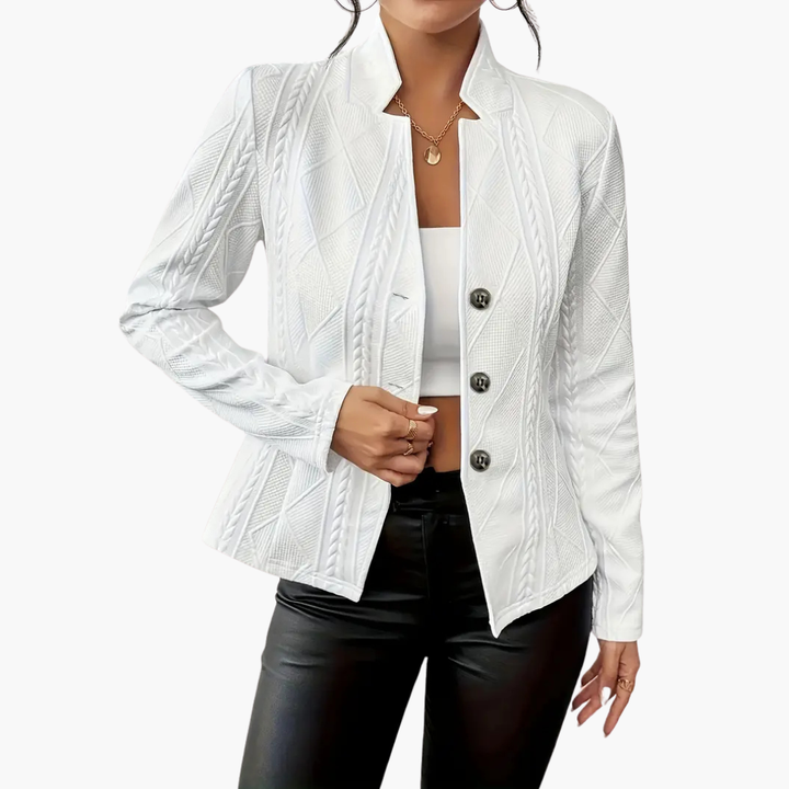 Lightweight Knit Jacket with Buttons for Women | Altivaro