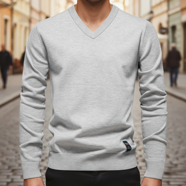 Herrenpullover V-Ausschnitt | Altivaro