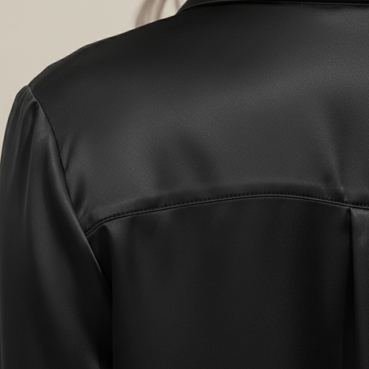 Camicia in Satin con Maniche Lunghe da Donna | Altivaro