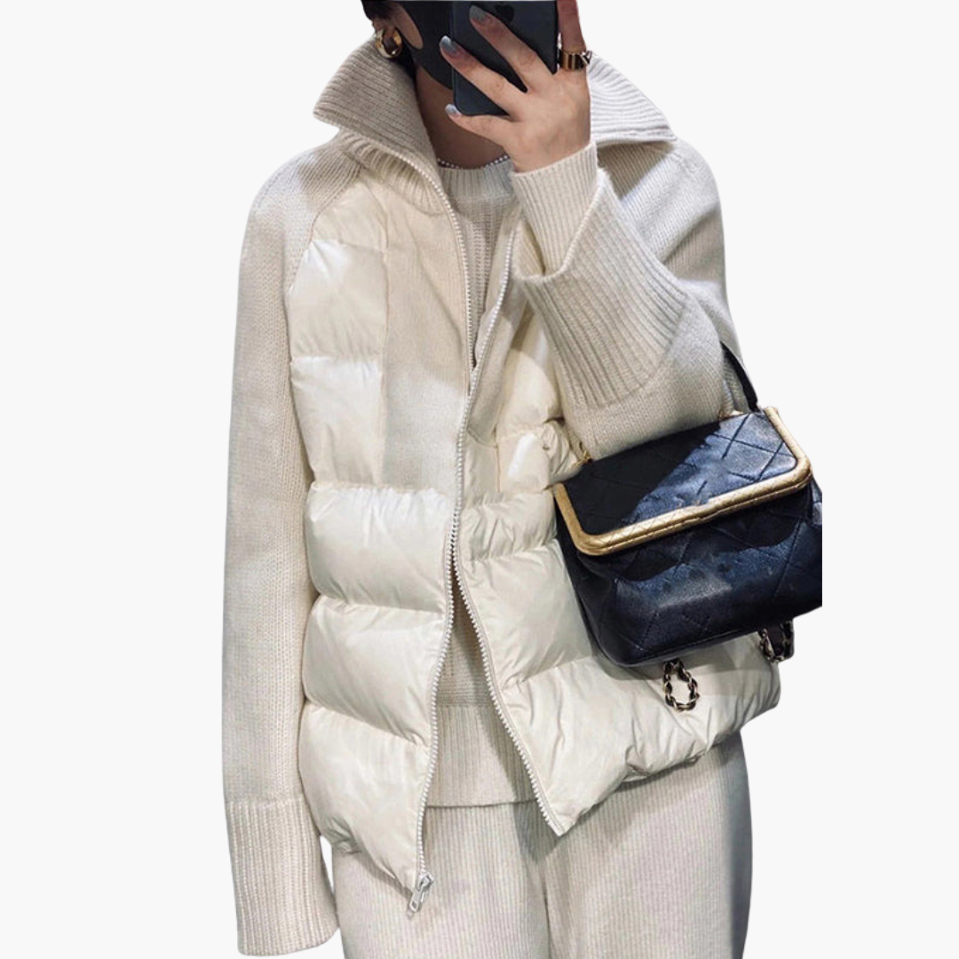 Parka Donna con Collo Alto e Zip | Altivaro