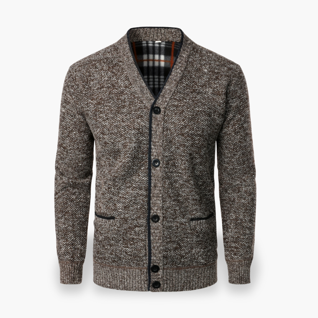 Cardigan uomo, con bottoni e tasche | Altivaro