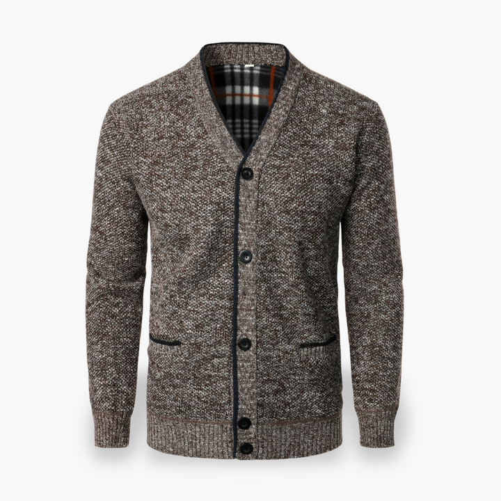 Cardigan uomo, con bottoni e tasche | Altivaro