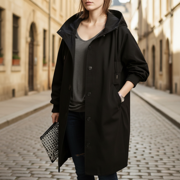 Trench Damen mit Kapuze und Taschen | Altivaro