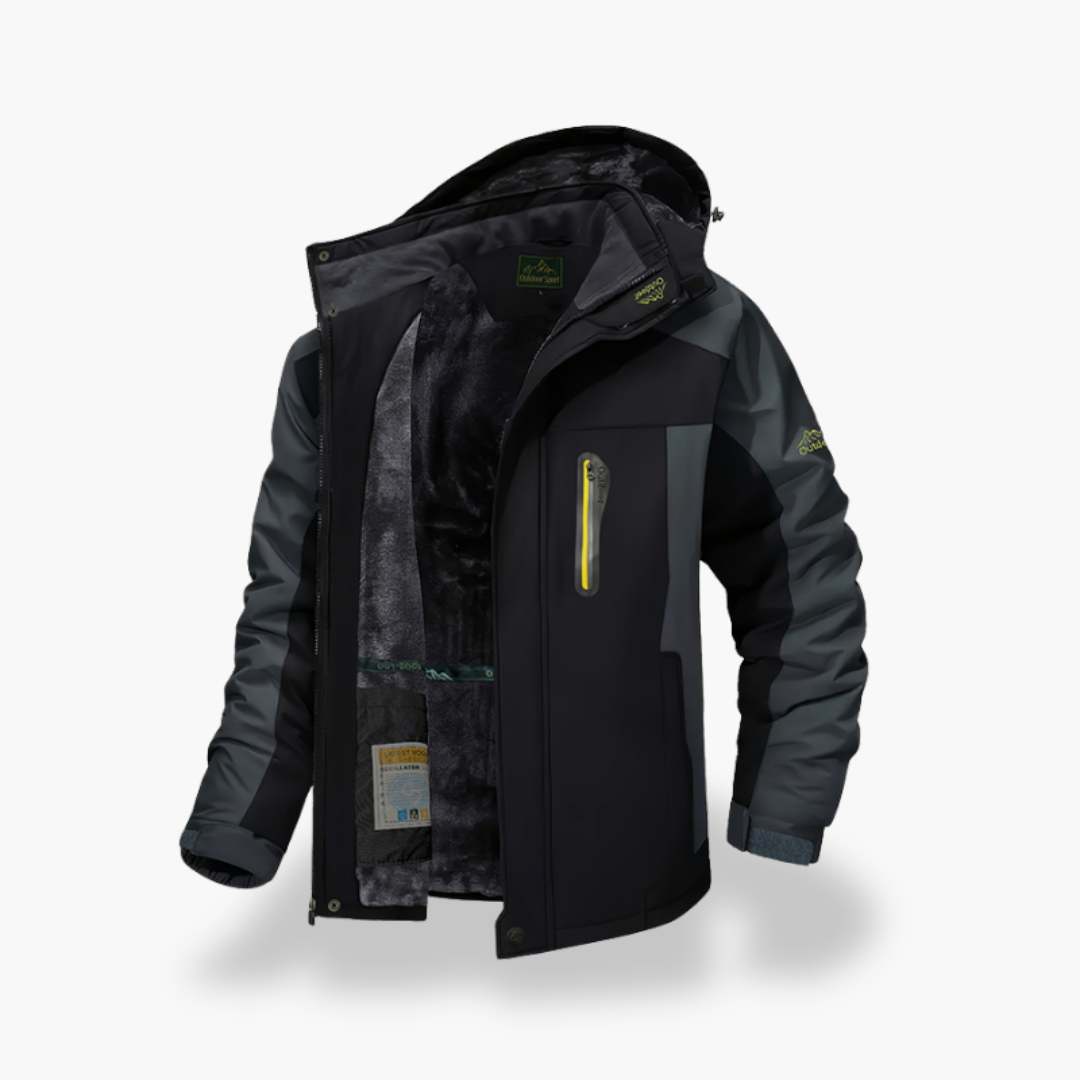 Men's Waterproof Winter Jacket with Hood | Altivaro