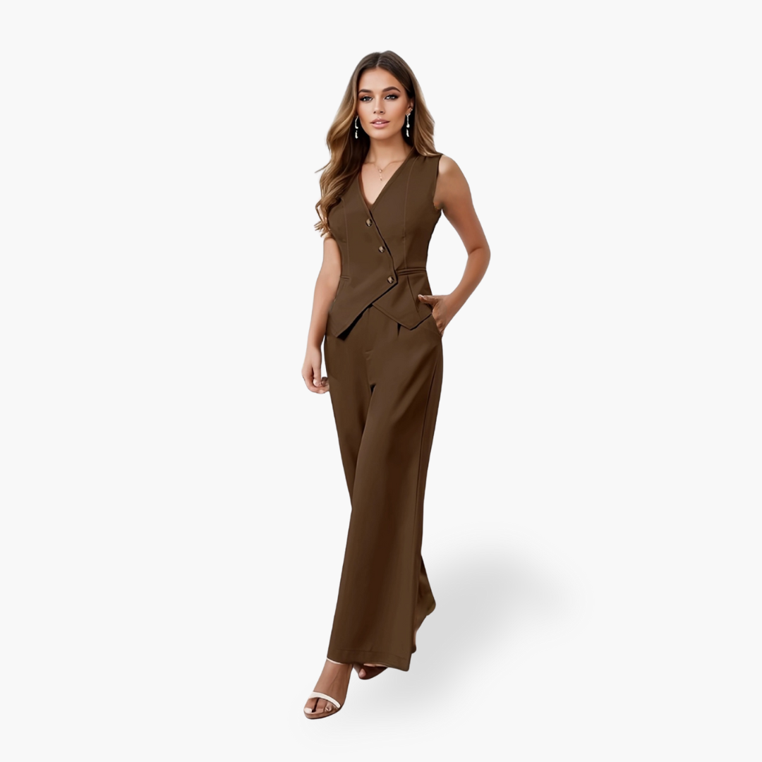 Completo Elegante Donna Gilet Pantaloni | Altivaro-Altivaro