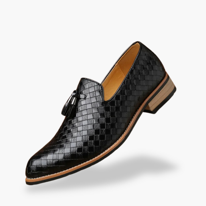 Scarpe da uomo ortopediche in pelle con nappine | Altivaro