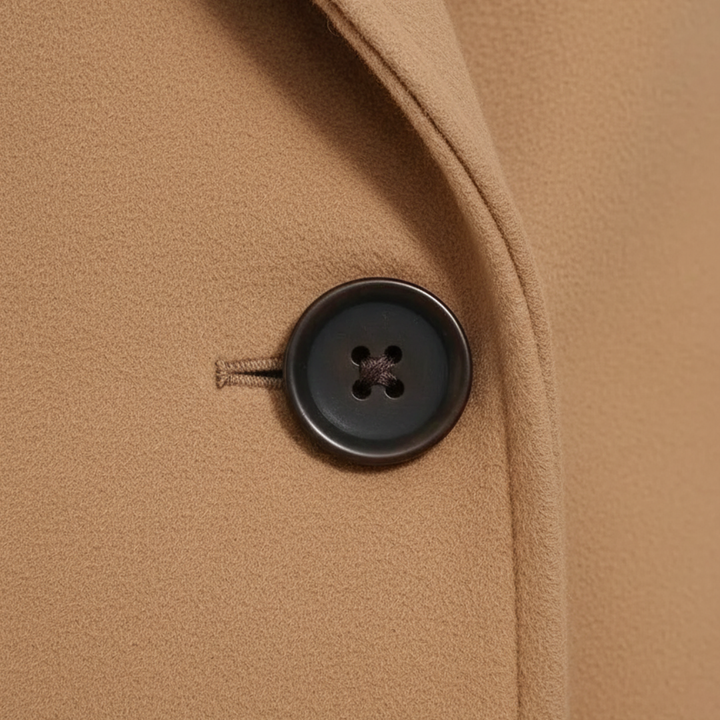 Damen-Doppelreihiger Wollmantel | Altivaro