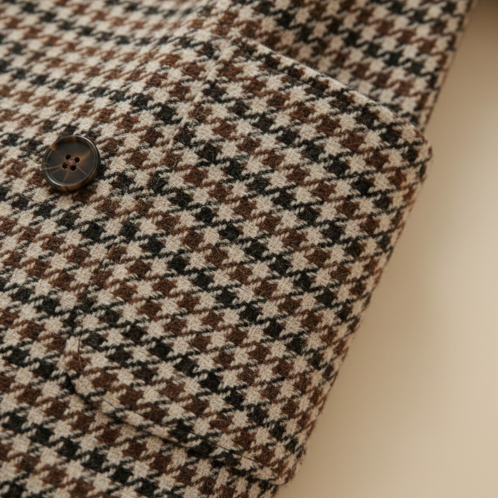 Cappotto Donna Doppiopetto in Tweed Misto Poliestere | Altivaro