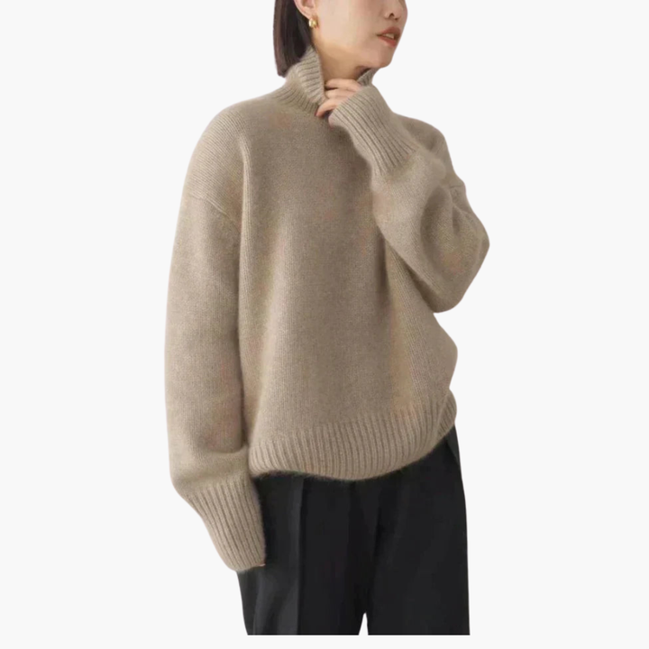 Maglione Collo Alto Donna in Cashmere | Altivaro