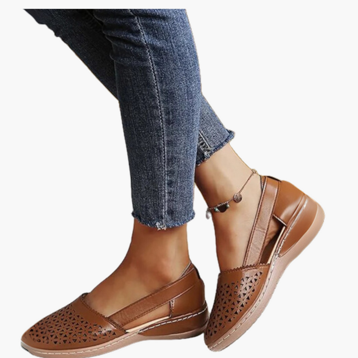 Scarpe Ortopediche Donna Bianche Estive in Pelle  Basse | Altivaro