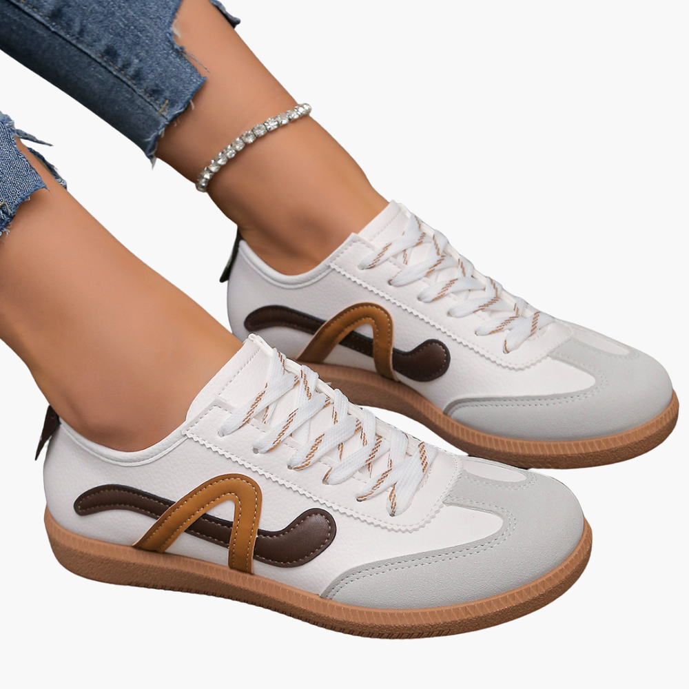 Sneakers Donna Comode Ortopediche Bianche Cinturino Caviglia | Altivaro-Altivaro