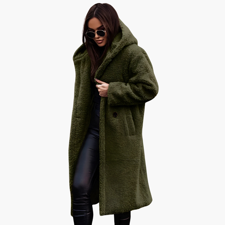 Cappotto Teddy Bear Oversize da Donna | Altivaro