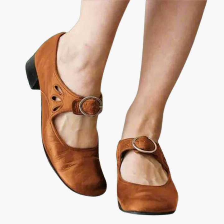 Scarpe Ortopediche Donna in Pelle con Cinturino | Altivaro