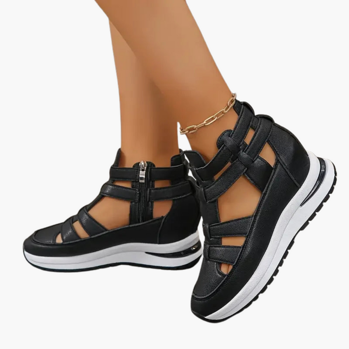 Sandals Orthopedic Women's Sneakers Wedge Summer Leather | Altivaro