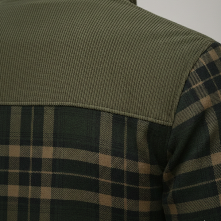 Camicia Uomo Flanella Bottoni Casual | Altivaro