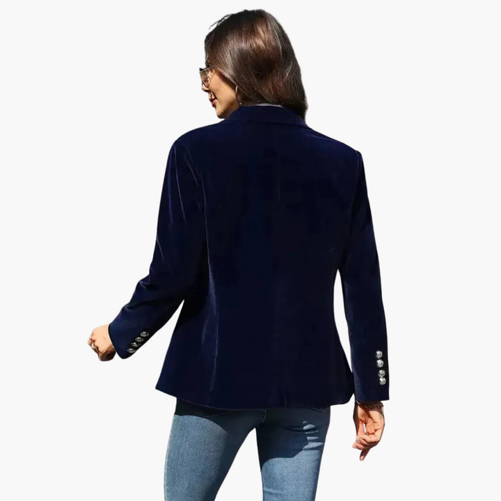 Giacca donna velluto monopetto  | Altivaro