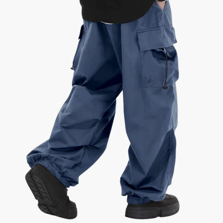 Wide Cargo Pants Men Streetwear Casual | Altivaro