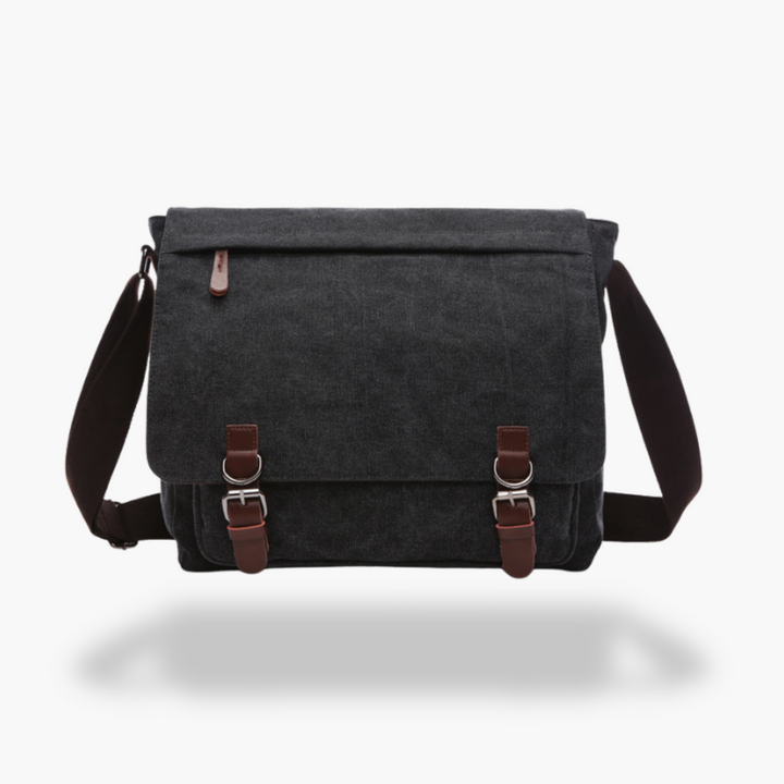 Herrentasche aus Segeltuch mit Lederdetails | Altivaro