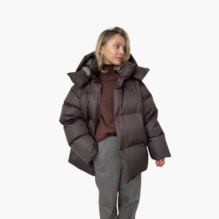 Giacca Invernale Piumino Donna con Cappuccio | Altivaro