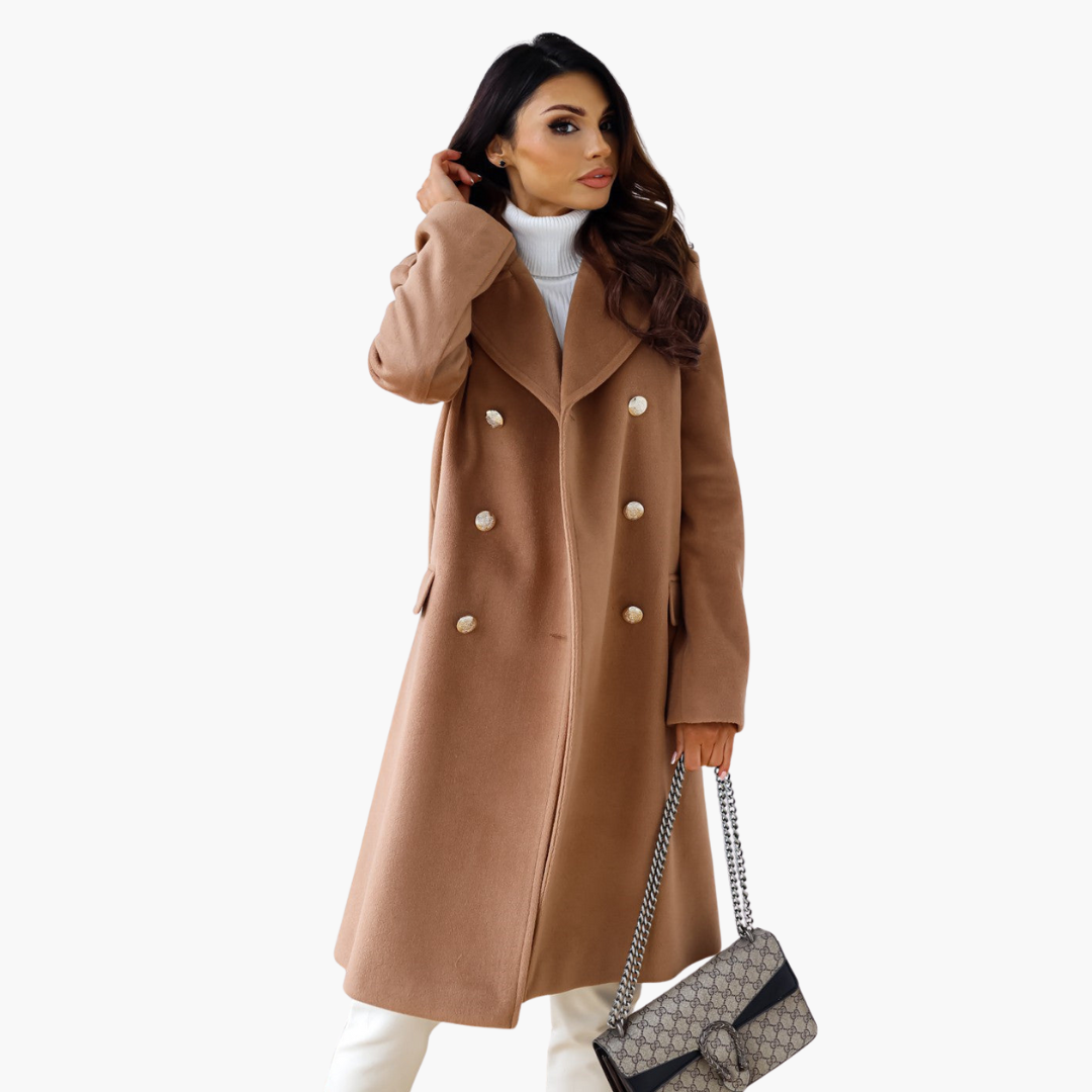Cappotto Elegante Donna Doppiopetto in Lana | Altivaro