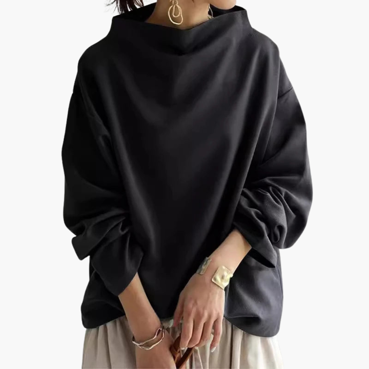 Women's Sweater with Turtleneck and Long Sleeves | Altivaro