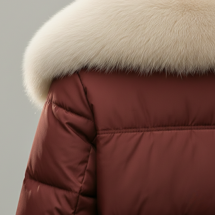 Belissa Daunenjacke mit Pelzkragen für Damen | Altivaro