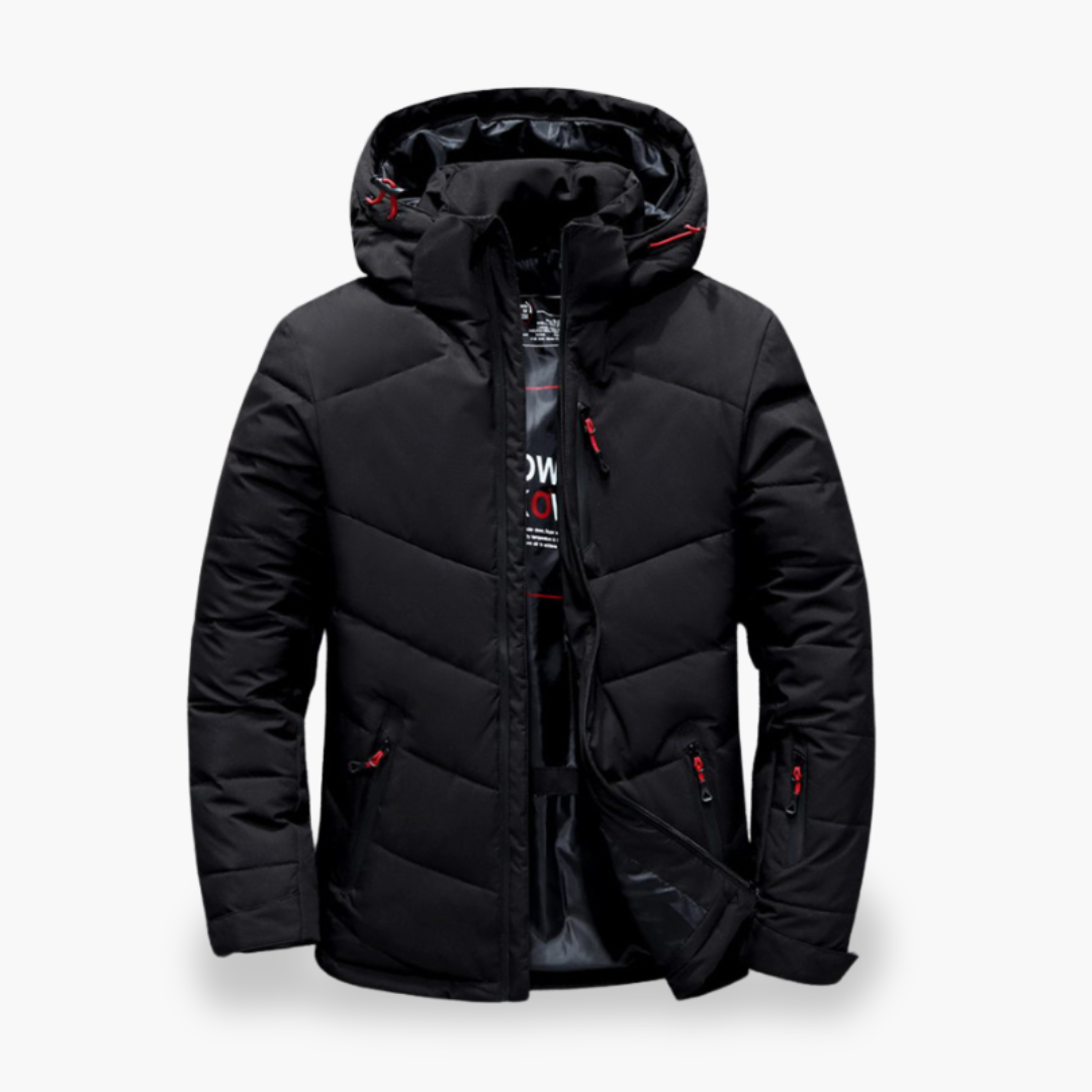 Men's Winter Down Jacket with Hood | Altivaro
