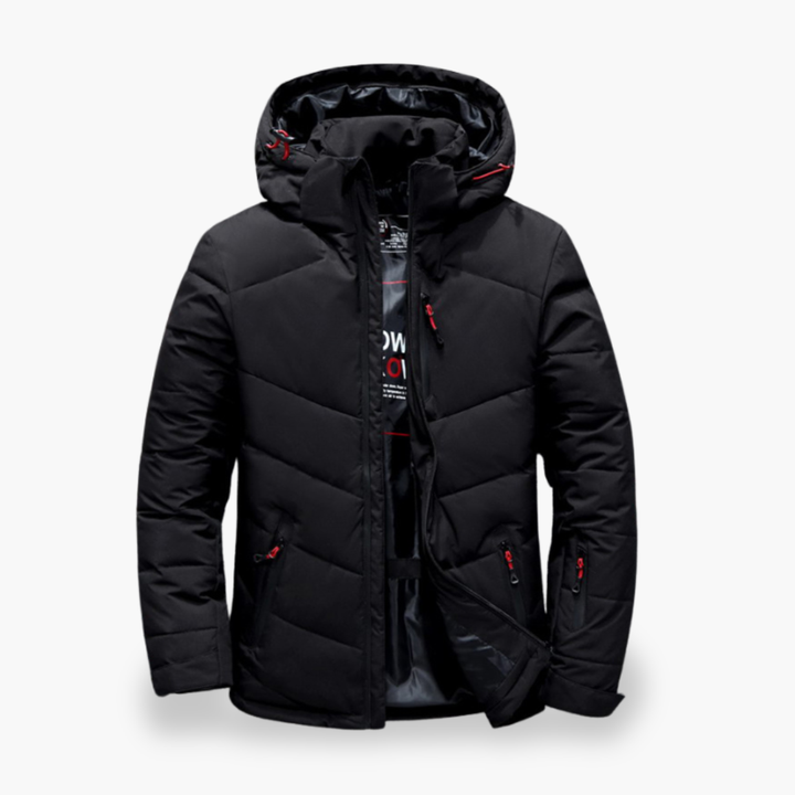 Men's Winter Down Jacket with Hood | Altivaro