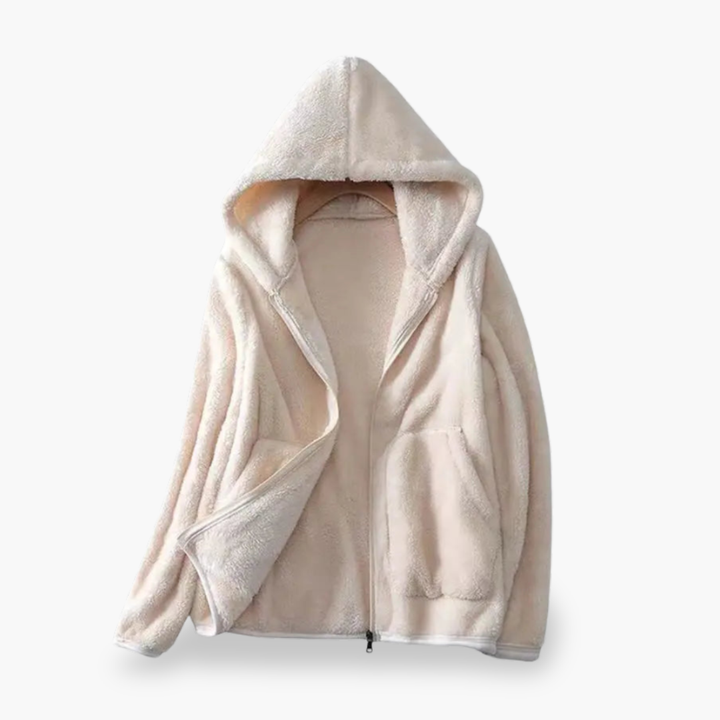 Soft Fleece Jacket with Hood for Women | Altivaro