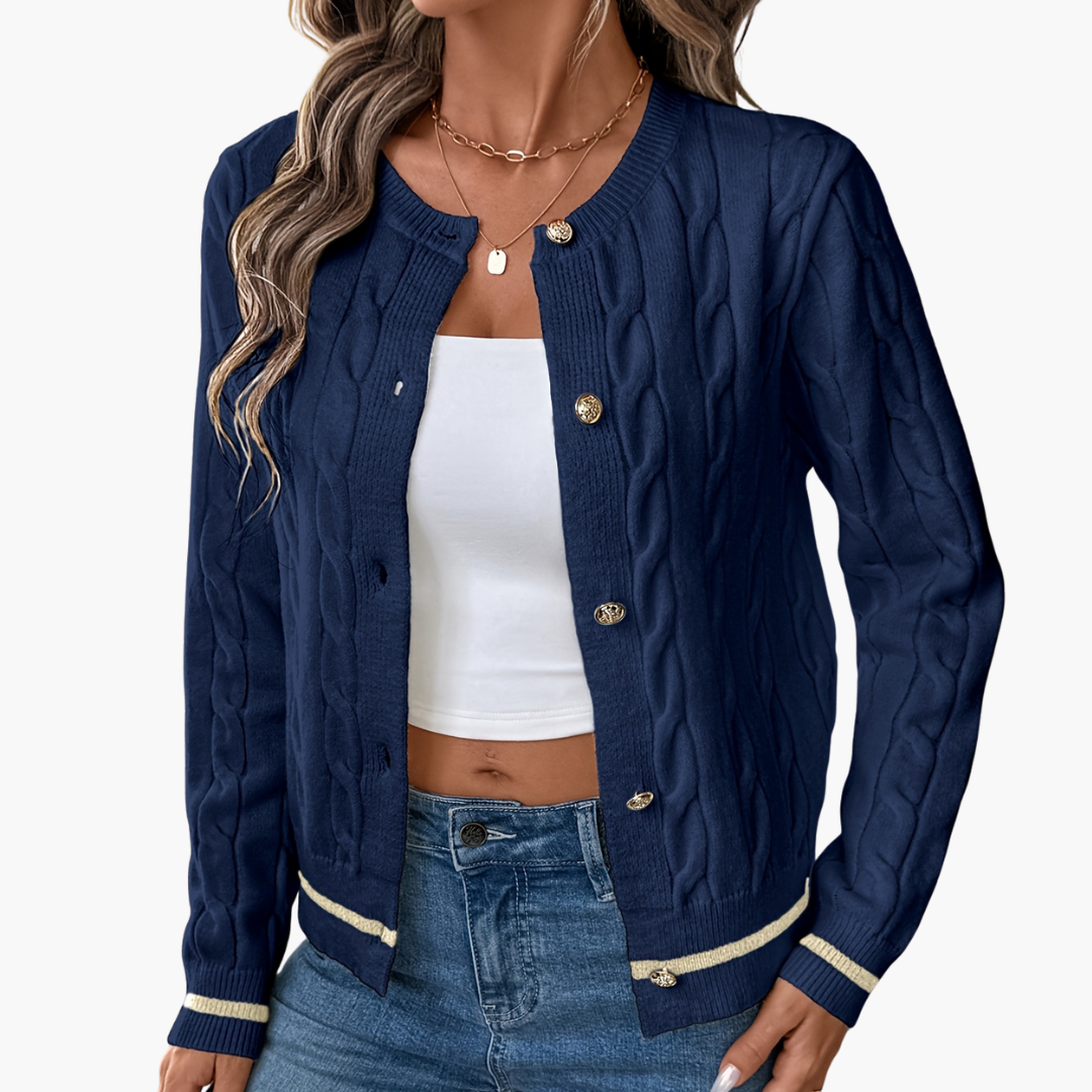 Cardigan Donna con Motivo Intrecciato | Altivaro