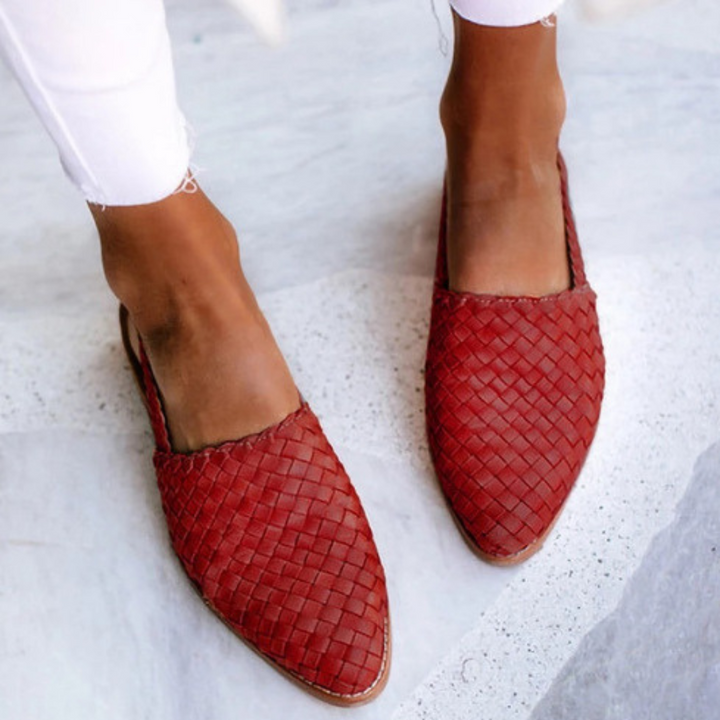 Donna Sandali Ortopedici Piatti Tessuti Punta Chiusa Casual | Altivaro-Altivaro