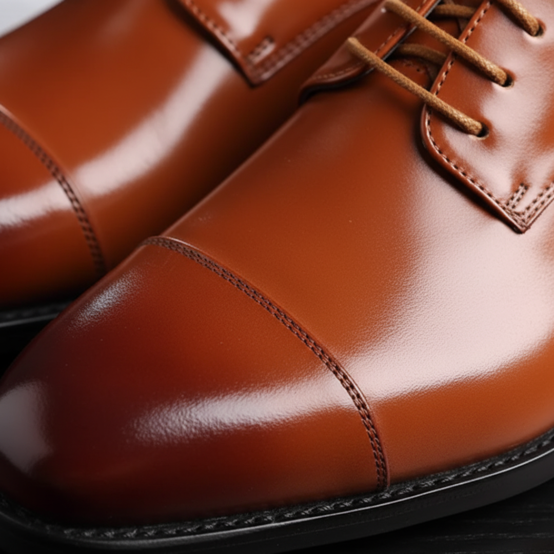 Elegante orthopädische Herrenschuhe aus Kunstleder | Altivaro