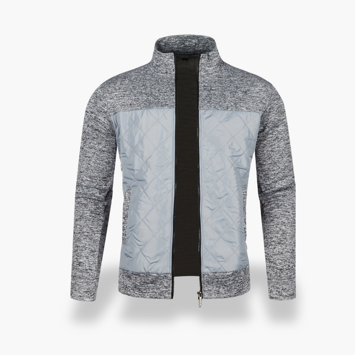 Giacca uomo con zip, in tessuto misto | Altivaro