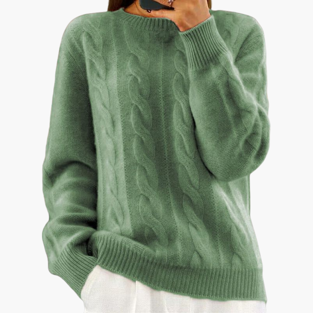 Maglione Donna Lana Treccia Invernale | Altivaro
