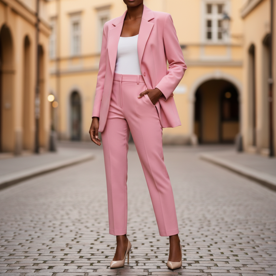 Elegante Damen Business-Hose Komplett aus Polyester | Altivaro