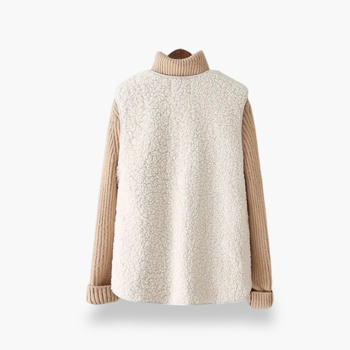 Gilet Donna in Pile con Bottoni e Tasche Laterali | Altivaro