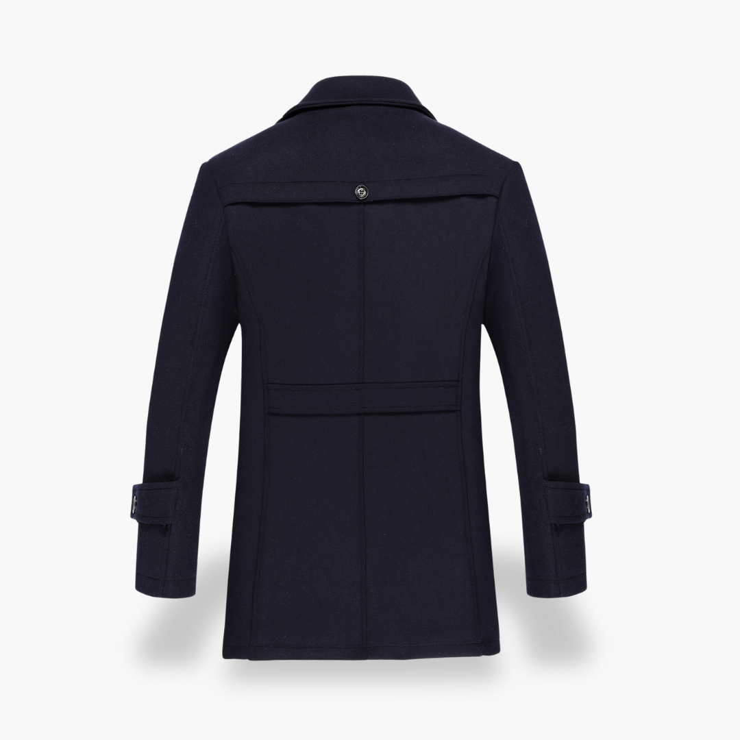 Cappotto Uomo con Bottoni e Dettagli | Altivaro