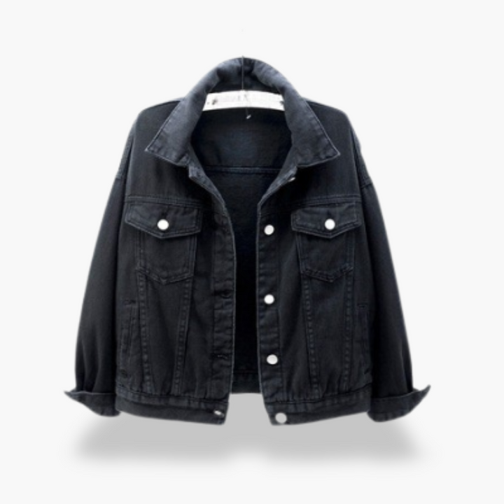 Giacca in denim con bottoni per donna | Altivaro