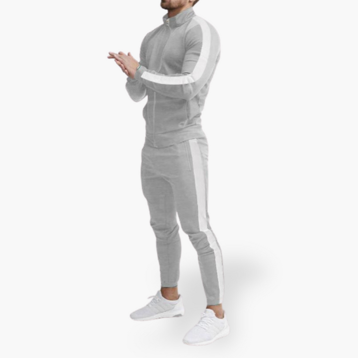 Tuta Uomo Sportiva Slim Fit con Banda Laterale | Altivaro