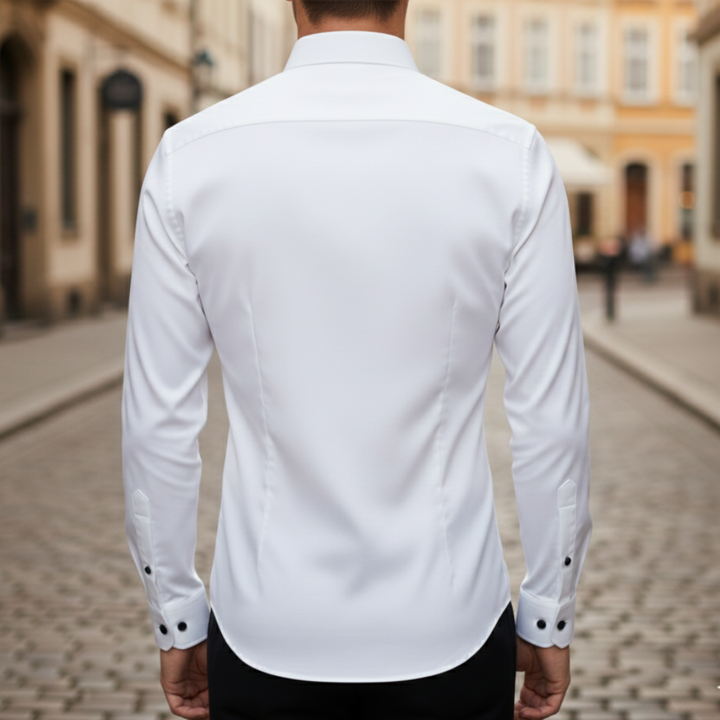 Camicia Uomo Slim Fit Cotone Manica Lunga | Altivaro