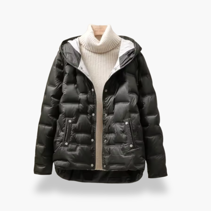 Women's Winter Down Jacket with Hood | Altivaro