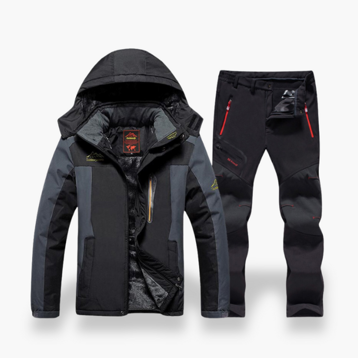 Completo Uomo Outdoor Invernale con Giacca e Pantaloni Impermeabili | Altivaro
