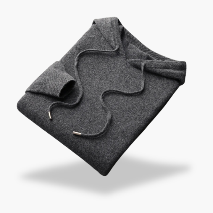 Felpa con Cappuccio in Cashmere da Uomo | Altivaro