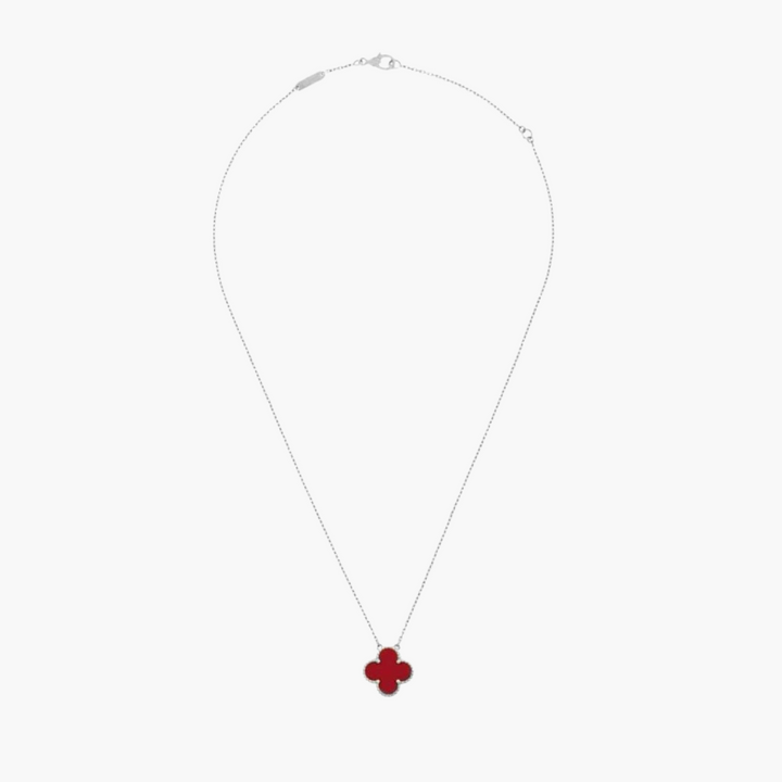 Collana Fiore con Bordo Argento | Altivaro