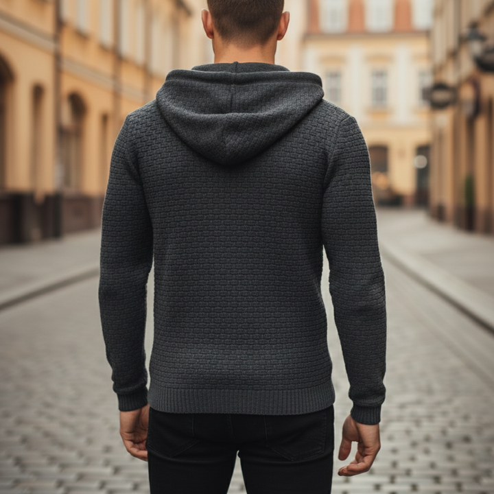 Herren Kapuzen-Sweatshirt mit Reißverschluss Polyester | Altivaro