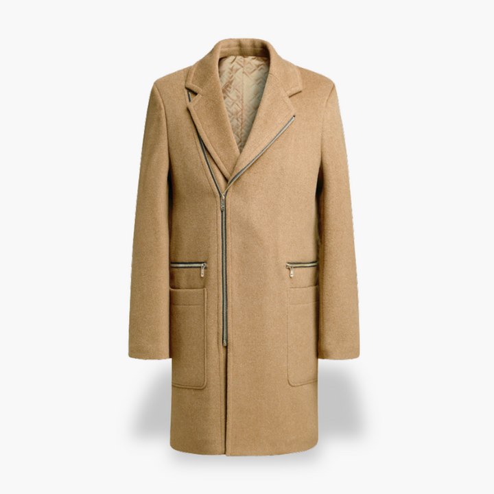 Cappotto Donna Lungo in Lana con Zip | Altivaro