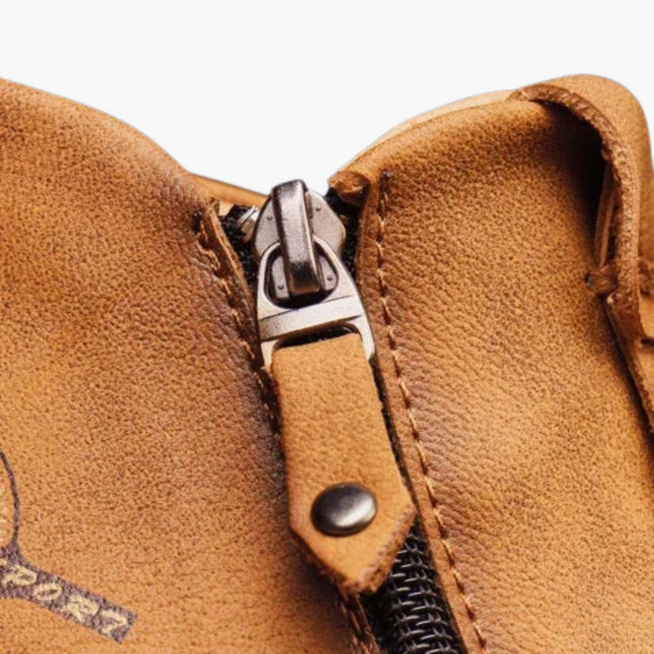 Scarpe Uomo Ortopediche Pelle Casual Zip | Altivaro