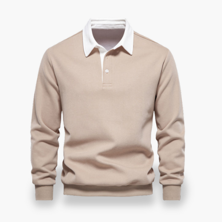Felpa Polo Uomo  Maglione Casual in Cotone | Altivaro
