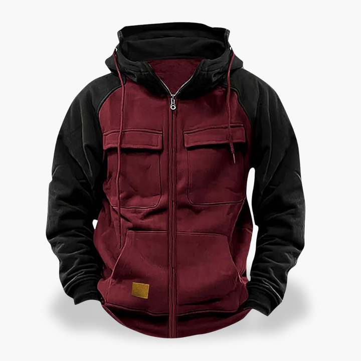 Men's Hoodie with Pockets and Zip | Altivaro